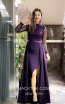 TK MT3997b Purple Front Dress