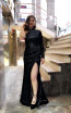 TK MT3998 Black Front Dress