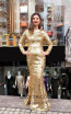 TK MT3999 Gold Front Dress