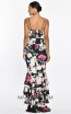 Nicolette Black Rose Back Dress