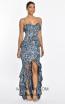 Nicolette Blue Leopard Dress