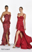 Nicolette Red Leopard Sleeveless Dress