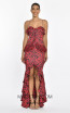 Nicolette Red Leopard Front Dress