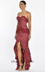 Nicolette Red Leopard Side Dress