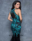 Nina Canacci 4133 Black Emerald Back