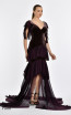 Océane Plum Long Dress
