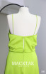 Odette Lime Backless Dress