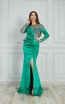 MackTak Collection 7311 Green Mother Of Bride Dress