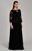 Ofilia Black Side Dress