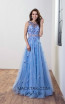 Omur Ozer 18775 Front Baby blue Dress