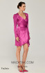 Paméla Fuchsia Satin Dress