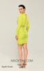Paule Apple Green Back Dress