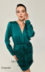 Paule Emerald Simple Dress
