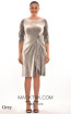 Pauline Gray Front Dress