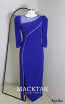 Pierina Royal Blue Front Dress