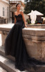 Pollardi Danielle 5066 Black Front Dress