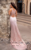 Pollardi Anandi 5067 Silver Bronze Back Dress