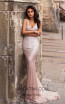 Pollardi Anandi 5067 Silver Bronze Front Dress