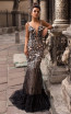 Pollardi Ella 5065 Black Front Dress