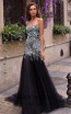 Pollardi Marciana 5075 Black Front Dress