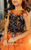Pollardi 2035 Orange Front Dress