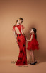 Pollardi 5094 Red Back Dress