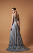Pollardi 5096 Silver Blue Back Dress