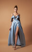 Pollardi 5099 Blue Front Dress