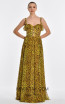 Porcie Yellow Leopard Front Dress
