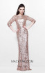 Primavera Couture 1258 Rose Gold Front Dress