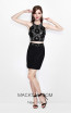 Primavera Couture 1606 Black Front Dress