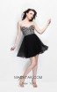 Primavera Couture 1619 Black Front Dress