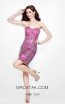 Primavera Couture 1620 Magenta Front Dress