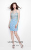 Primavera Couture 1648 Aqua Front Dress
