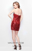 Primavera Couture 1674 Red Back Dress