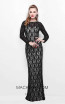 Primavera Couture 1710 Black Front Dress