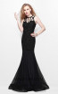 Primavera Couture 1826 Black Front Dress