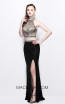 Primavera Couture 1857 Nude Black Front Dress