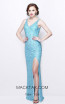 Primavera Couture 1858 Ice Blue Front Dress