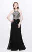 Primavera Couture 1860 Black Front Dress