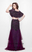 Primavera Couture 3034 Plum Back Dress