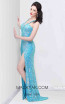Primavera Couture 9870 Ice Blue Front Dress