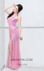 Primavera Couture 9873 Pink Front Dress