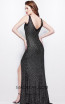 Primavera Couture 3017 Black Multi Back Dress