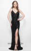 Primavera Couture 3053 Black Front Dress