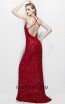 Primavera Couture 3053 Red Back Dress