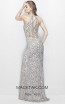 Primavera Couture 3059 Nude Silver Back Dress