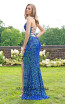 Primavera Couture 3290 Blue Back Dress