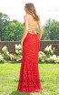 Primavera Couture 3290 Red Back Dress