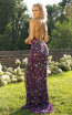Primavera Couture 3073 Back Plum Dress